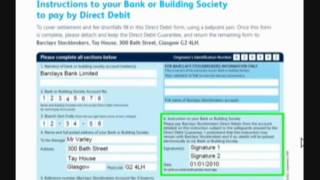 How to set up a direct debit