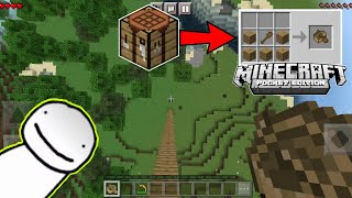 If Dream Played Minecraft Pocket Edition! (Mobile) (Mcpe)