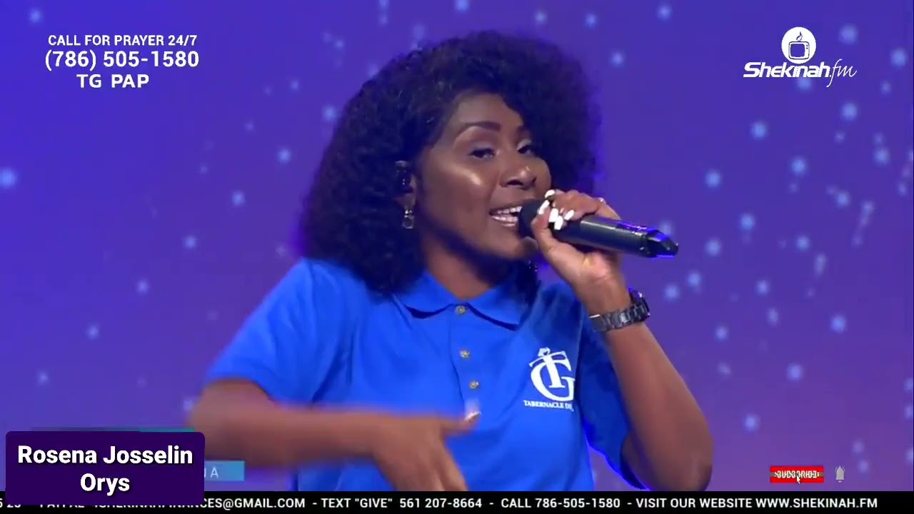 40 Jours| 15e Soirée |Adoration| Psalmiste Rosena Josselin Orys | Shekinah Part 1