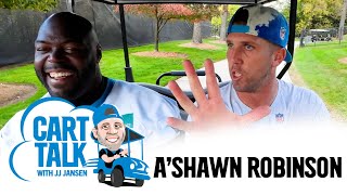 Details A'Shawn Robinson's Christmas Lights are Already Up! | Cart Talk with JJ Jansen | Carolina Panthers News