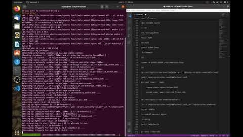 Installation of Apache, Mysql, Nginx, Django