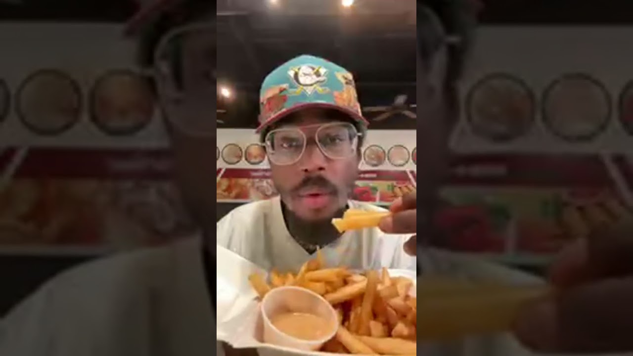 Double dip Large fries and a Dr Pepper