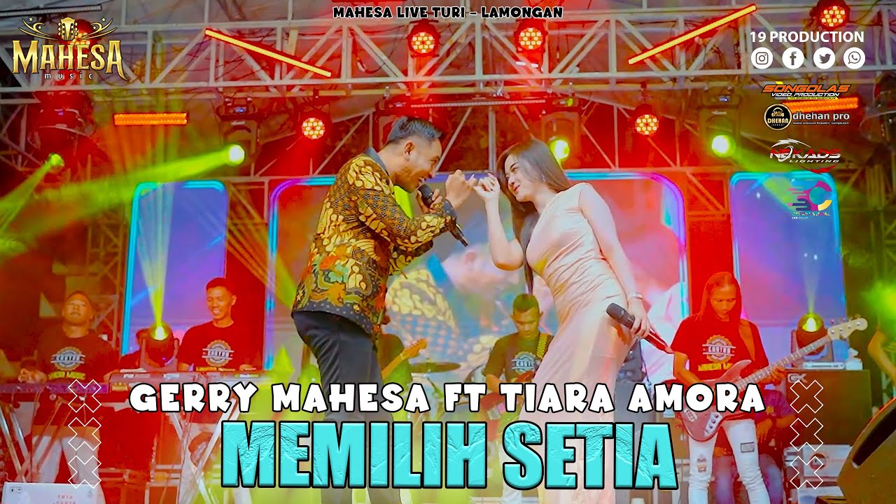 Tiara Amora Ft Gerry Mahesa - Memilih Setia I Mahesa music live turi - lamongan