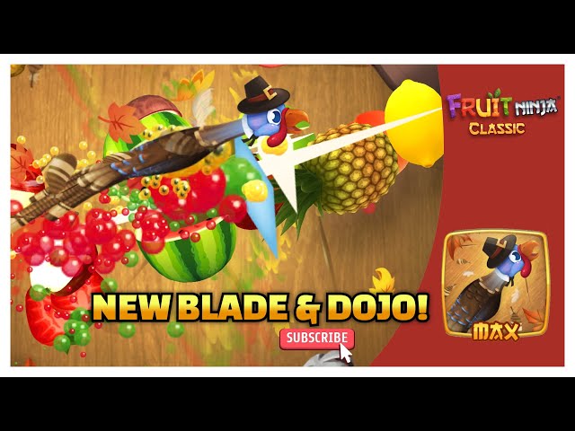 GOT MY BLADES AND DONOS IN FRUIT NINJA CLASSIC NEW UPDATE! TO  @StangToonsPicturesInc! 