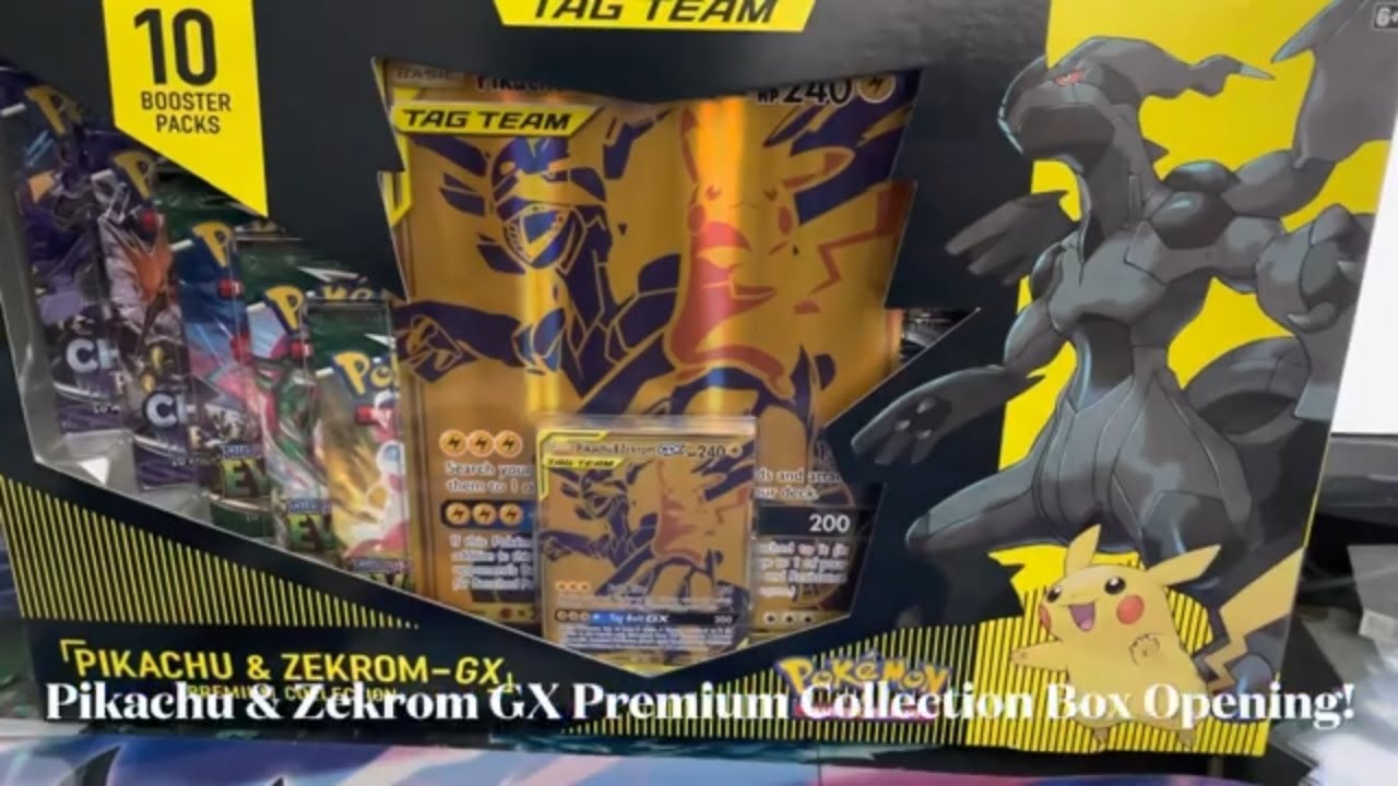  Pokémon TCG: Pikachu & Zekrom GX Premium Collection