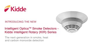 New Intelligent Optica™ Smoke Detectors - Kidde Intelligent Rotary (KIR) Series from Kidde ES