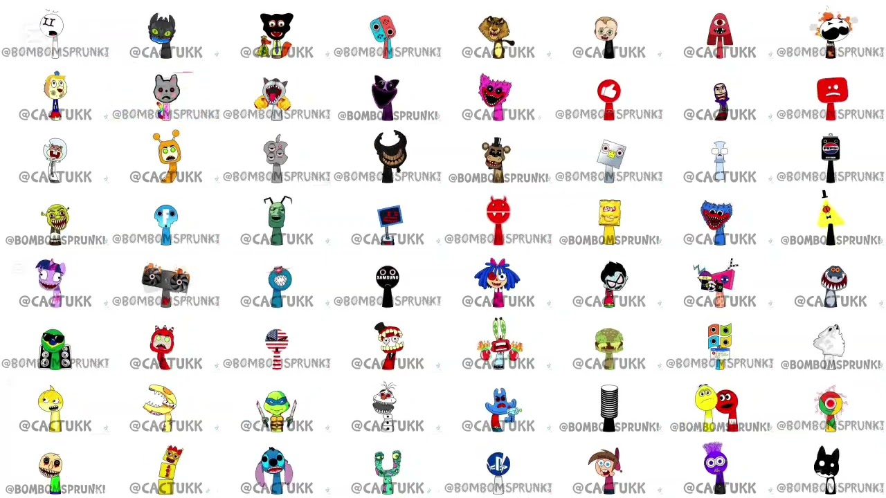 64 my sprunki oc bombomsprunki# catukk# round 1