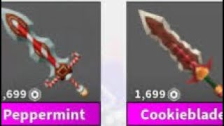 My cookieblade, heartblade and vampires edje for Chroma gingerblade win  fair or lose help me guys please i dont know what to do!!! :  r/MurderMystery2