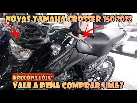 NOVAS MOTOS YAMAHA CROSSER 150 ABS 2022 - VALE A PENA COMPRAR UMA? PREÇO NA LOJA!