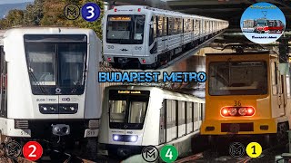 Metro in Budapest 🇭🇺 | All Lines 🚇Ⓜ