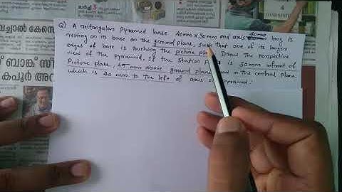 Perspective projection (Rectangular pyramid?)