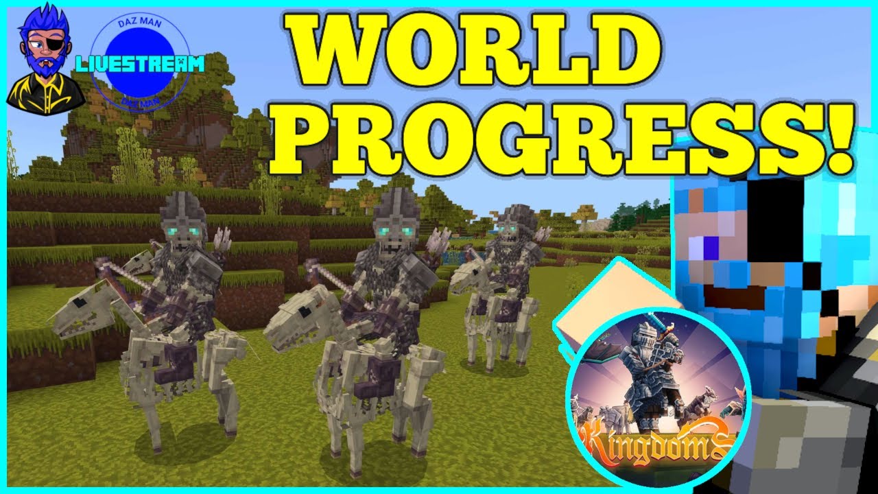 Daz Man Makes World Progress! - Let's Play Minecraft Kingdoms Episode 5