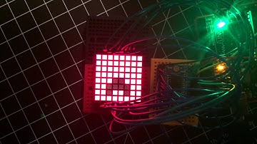 Adafruit HT16K33 with 8x8 LED Matrix