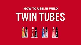 how to use j-b weld twin tubes