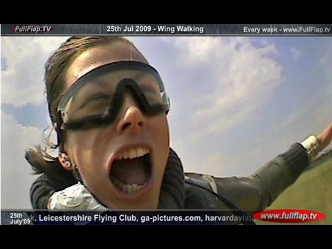 Vicki eats flies - Wing Walking - FullFlap.TV 24th...