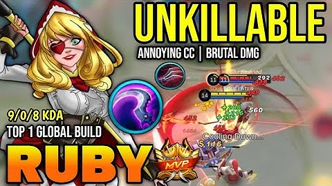 RUBY BEST BUILD 2023 | BUILD TOP 1 GLOBAL RUBY GAMEPLAY | MOBILE LEGENDS✓