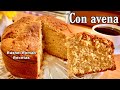 PASTEL DE AVENA en LICUADORA ESPONJADITO bien FACIL Y RÁPIDO