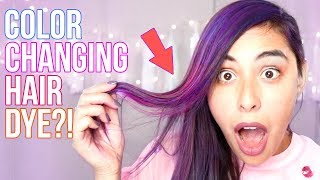 Trying Color Changing Hair Dye!