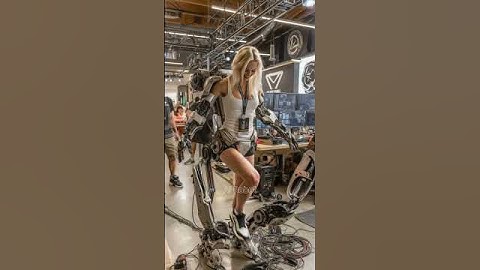 Prototype Robot Suit Fitting and Motion Test. #robotics #robotsuit #robot #futuretech