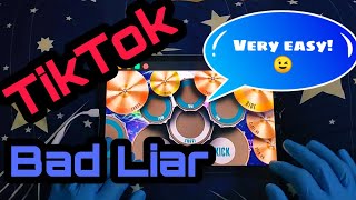 TikTok BAD LIAR (REAL DRUM APP SHORT COVER)