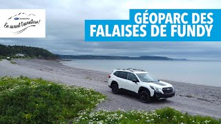 Géoparc des Falaises de Fundy  Subaru en Avant L'aventure