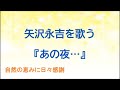 『あの夜...』/矢沢永吉を歌う_097 by 自然の恵みに日々感謝