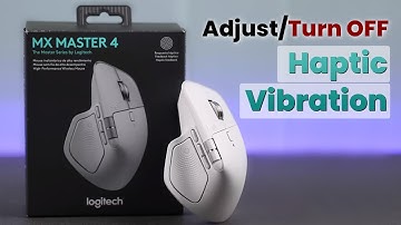 How to Turn Off Vibration on Logitech MX Master 4 | Adjust Haptic Feedback