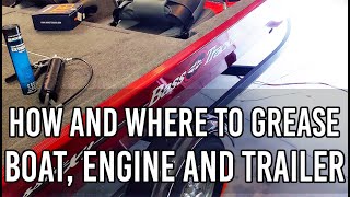 How & Where To Grease Boat Engine & Trailer | Grease Gun Tips & Tricks
