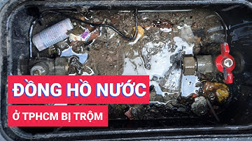 Cả trăm đồng hồ nước trung tâm TP.HCM bị lấy trộm lúc rạng sáng