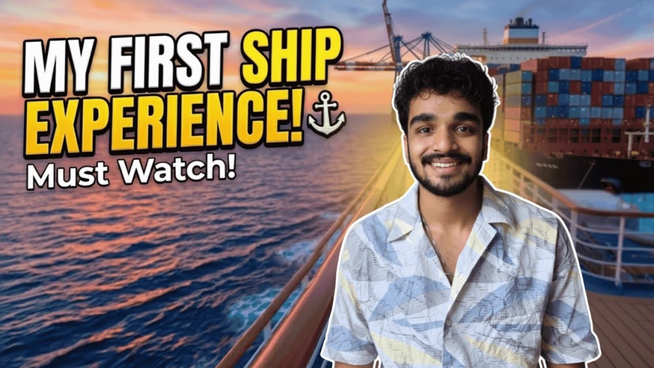 I Joined the Merchant Navy — My FIRST Time Onboard as a Cadet | Ship ...