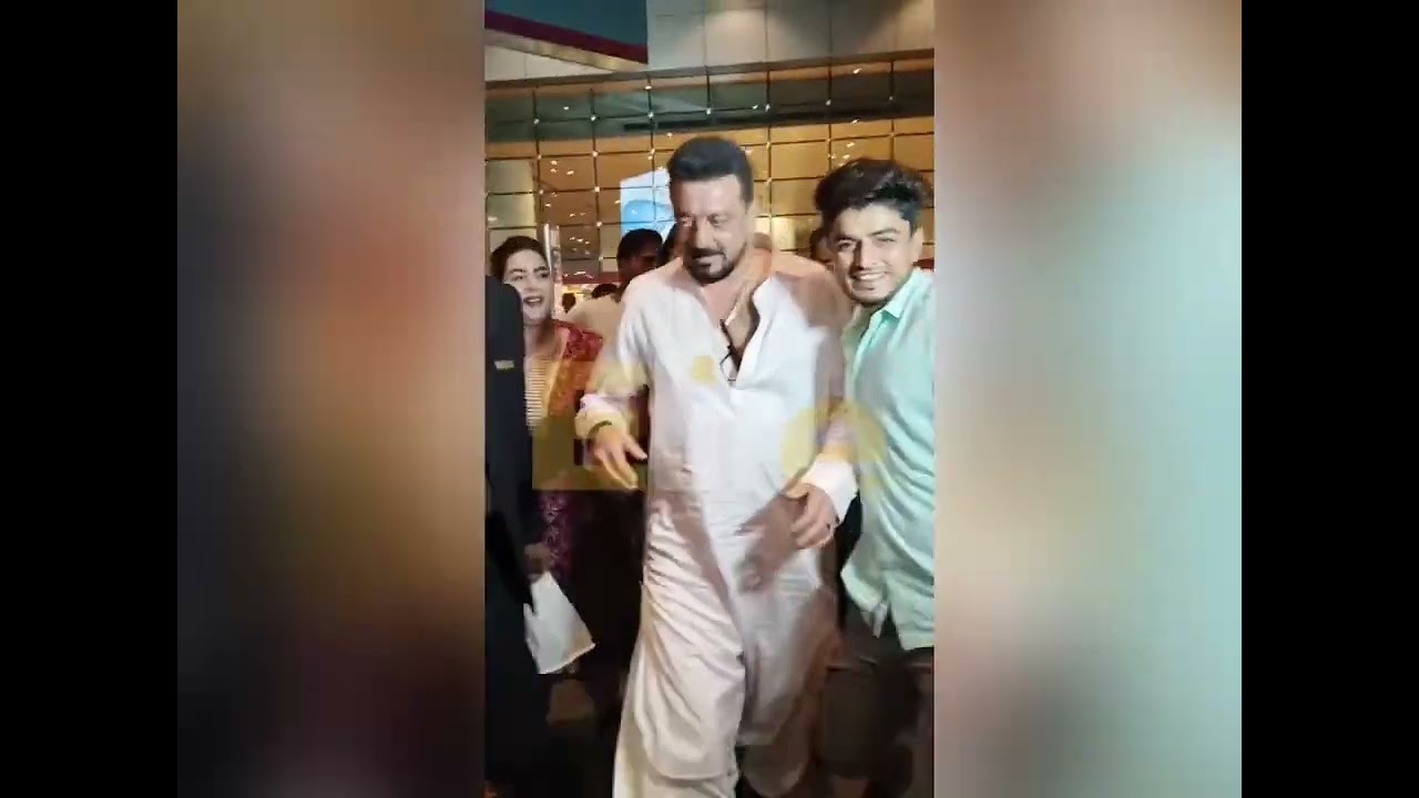 Sanju Baba clicked at airport!!
