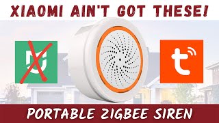 FANTASTIC! Tuya Zigbee Portable Wireless Siren Alarm Review - Can&#39;t Get Similar via Xiaomi Mi Home