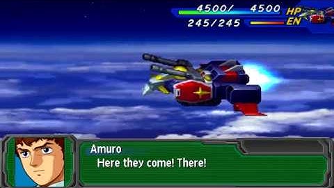 Super Robot Wars A Portable (EN) - G-Fighter All Forms Attacks