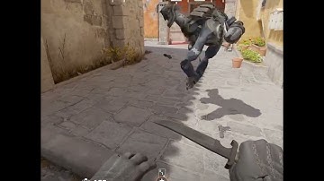 CS2 ragdoll physics is insane. (shorter) #cs2 #counterstrike2 #funny #shorts #gaming