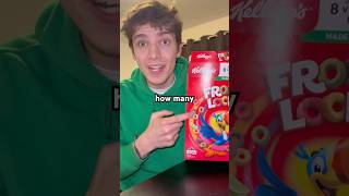 Counting cereals 🥣