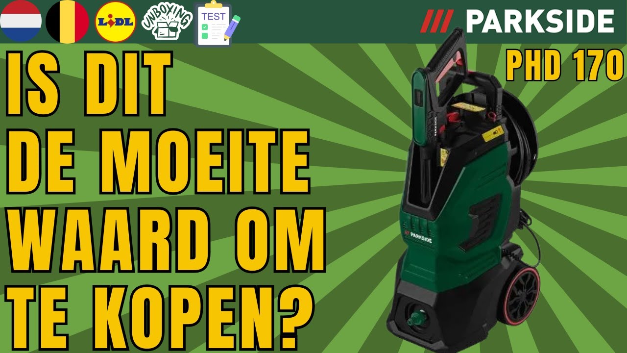 HOGEDRUKREINIGER Parkside PHD 170 D2 DUTCH NEDERLANDS  BELGIUM LIDL