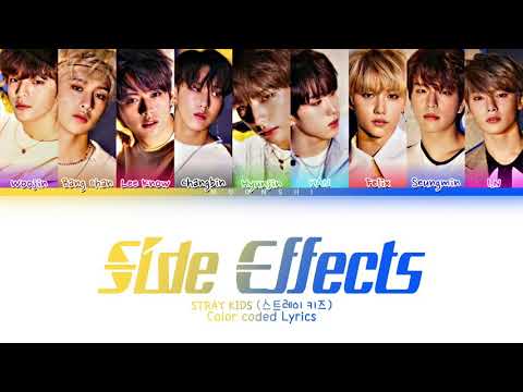 STRAY KIDS (스트레이 키즈) Side Effects ( 부작용) (Color Coded Lyrics Eng/Rom/Han/가사)