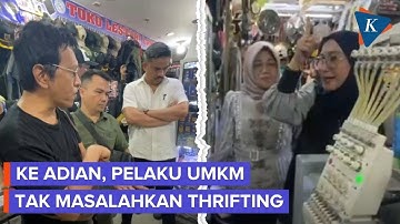Ditanya Adian, Pelaku UMKM Mengaku Tak Masalahkan Pedagang Thrift