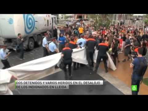 Noticias desalojo Plaza Cataluña 27/5/2011 (1/2)