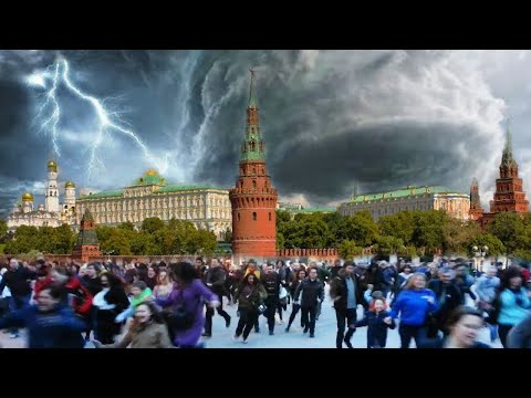 Nature punishes Moscow!! A hellish storm has hit the capital of Russia!