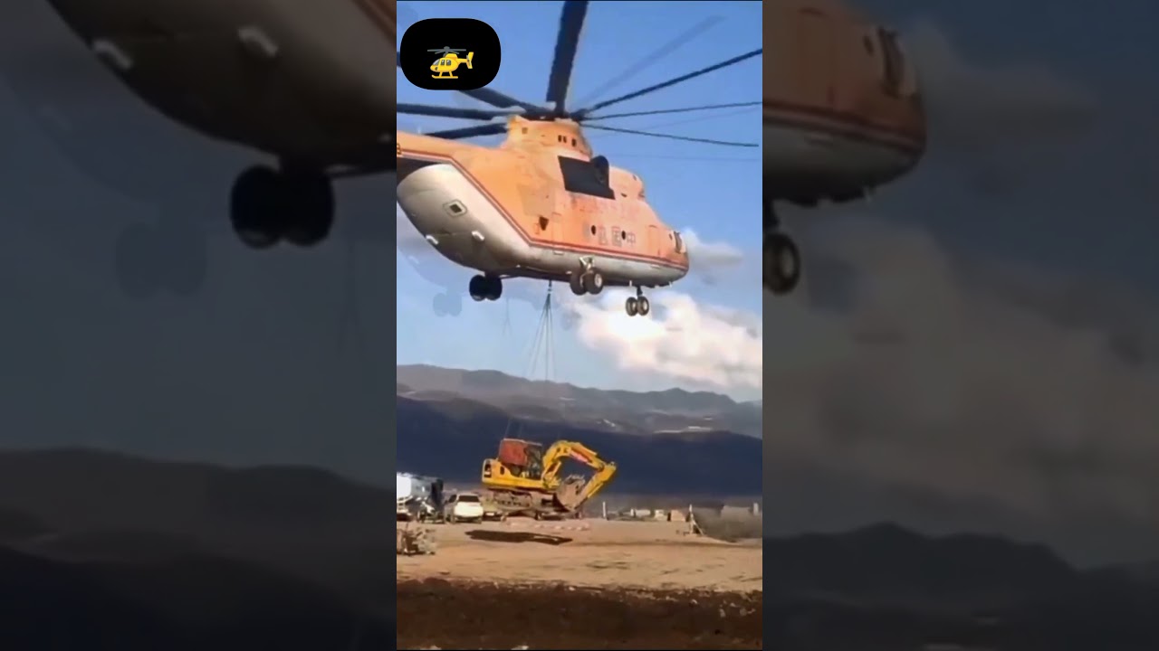 Heavy-lift Transporting🚁😱 Largest Production Helicopter🔥 