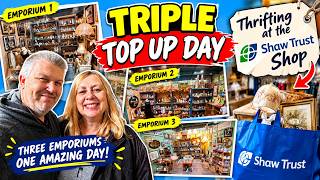 Another Busy Week Of Thrifting And Selling With A Triple Top Up Day At The Emporiums
