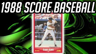The 1988 Score Baseball Card Set!