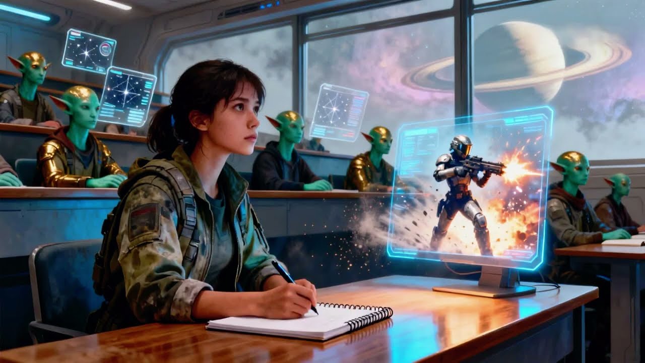 She Hid Her Strength in Class—The War Recording Revealed Everything HFY