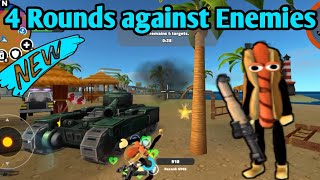 Stickman Super Hero Ll Four Round Against Enemies