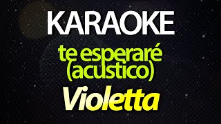 ⭐ Te Esperaré (Por Que A Vivir Tu Me Enseñaste) - Violetta (Karaoke Version) (Cover) (Acustico) screenshot 1