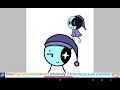 Drawing Astro from dandys world!! #dandysworld #art #ibispaintx #shorts 