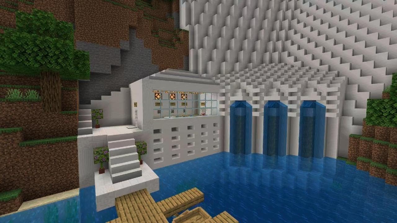 Dam Control Rom Dam with Redstone Control Room - YouTube
