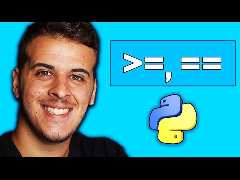 Comparison Operators in Python | Python Tutorial for beginners