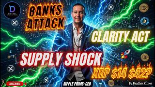 Banks Attack Clarity Act Ripple Prime:CEO Supply Shock XRP $14 $42?